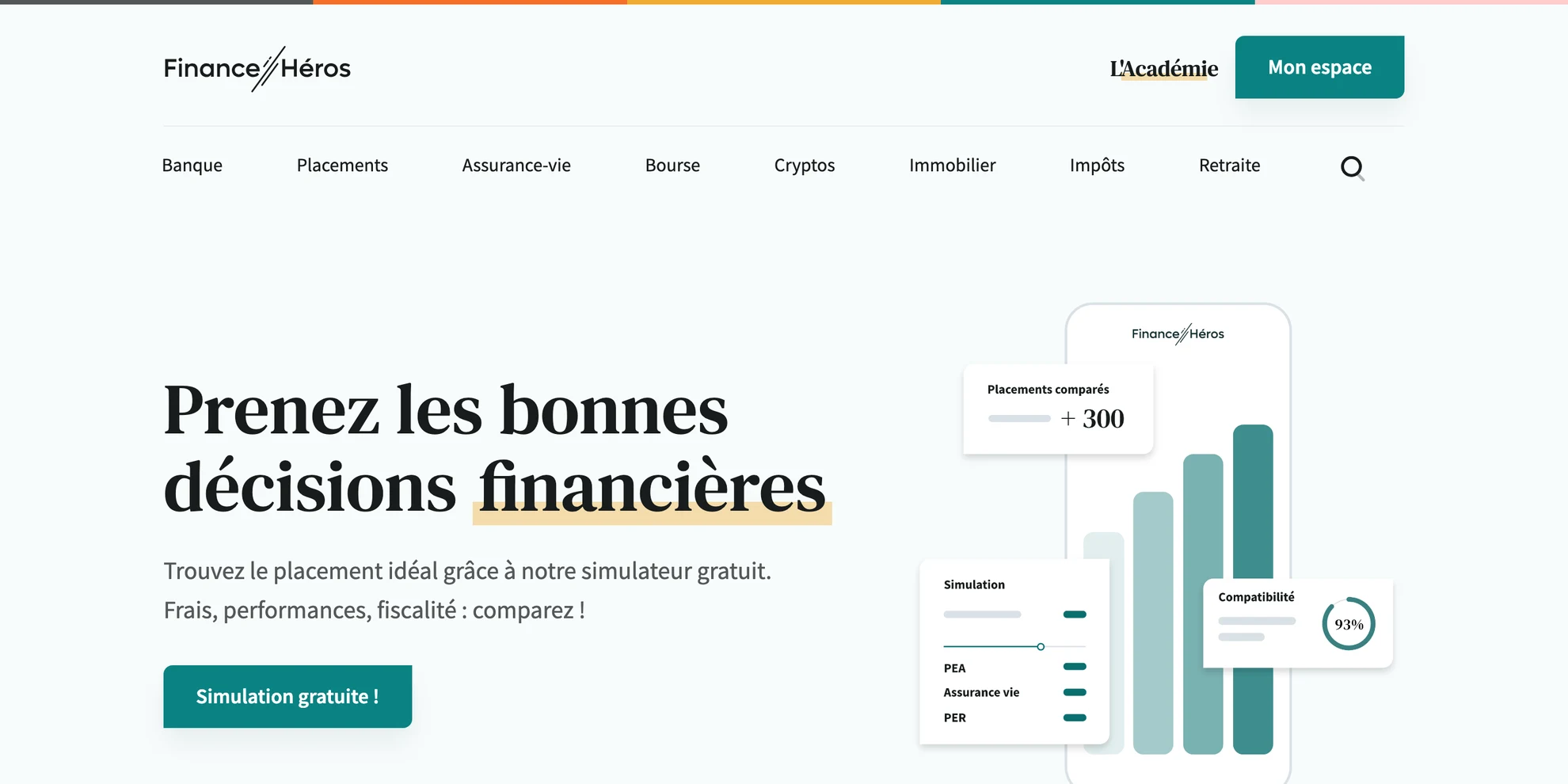 Page d'accueil de finance-heros.fr
