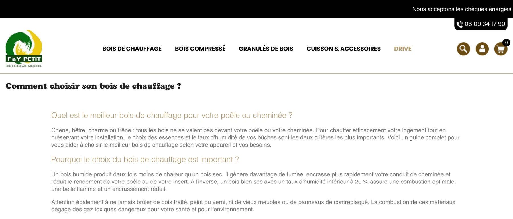 Guide Comment choisir son bois de chauffage sur fypetit.com